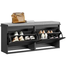 SCHUHBANK Schwarz