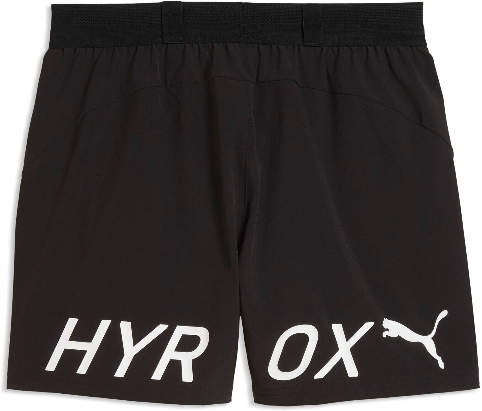 Trainingsshorts PUMA "M X HYROX PWRMODE 5 SHORT", Herren, Gr. M, N-Gr, schwarz (puma schwarz), Obermaterial: 87% Polyester, 13% Elasthan, regular fit kniefrei, Hosen Trainingsshorts, Regular Fit, für Fitness, sportlicher Stil puma schwarz M, N-Gr