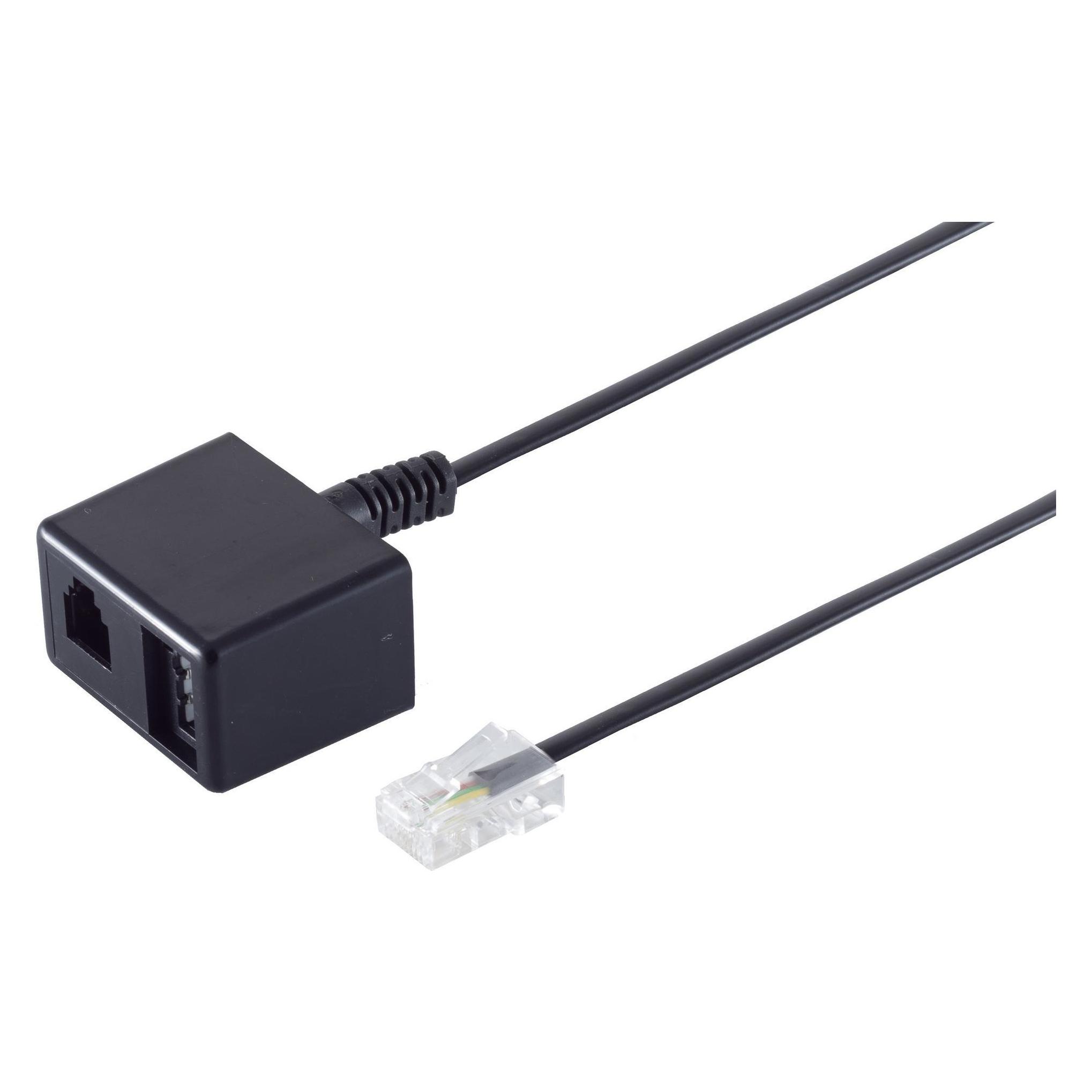 Shiverpeaks S/CONN maximum connectivity Adapter Modular Verbinder-Western-Stecker 8/4 auf TAE N-Kupplung und... (71270-8)