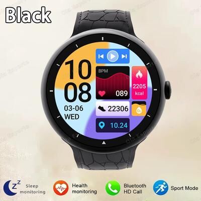 Uplift Treasures Outdoor Fashion Bluetooth Smart Watch Heart Rate Fitness Tracker black