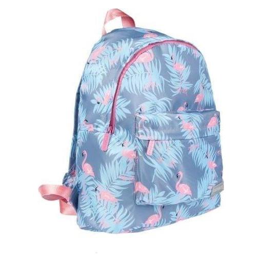 Starpak Blauer Flamingo-Schulrucksack (317057)