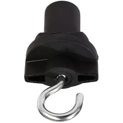 Deko-Light Zubehör für 3-Phasen-Schienensystem D LINE - Schilderhaken, Schwarz D-710062