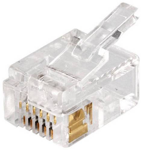 Econ Connect MPL6/6DEC Modular-Einbaubuchse MPL6/6DEC Stecker, gerade Polzahl Sensoren 6P6C Klar