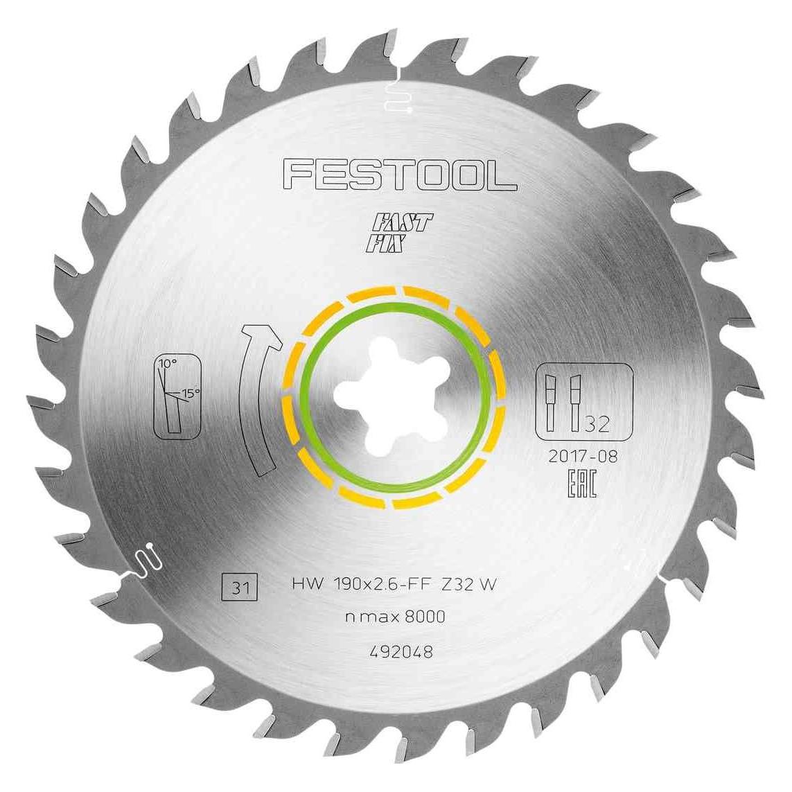 Festool Kreissägeblatt (HM 47 190 FF 32E)