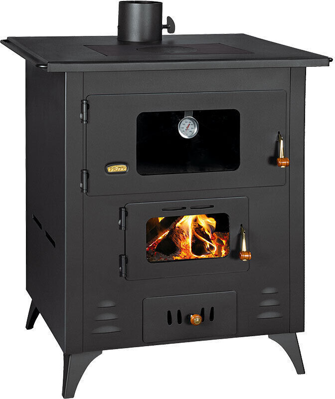 Kaminofen FR mit Backofen, 13,9 kW Heizleistung, H860xB800xT610 mm