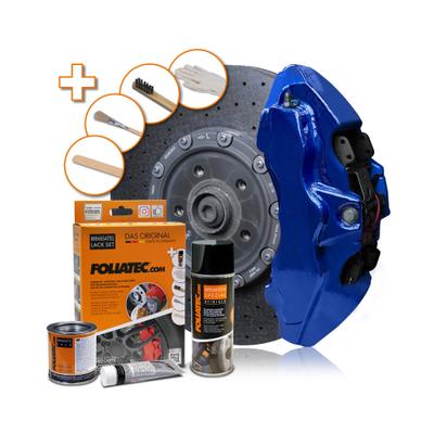 FOLIATEC Bremssattellack Bremssattel Lack Set performance blue metallic 2196