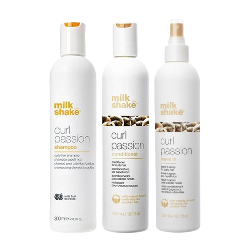 milk_shake curl passion shampoo 300ml, curl passion conditioner 300ml