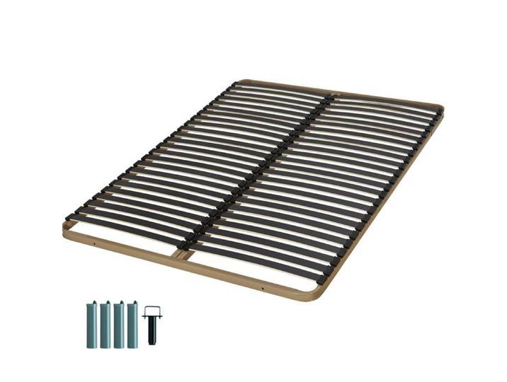Sommier + jeu de pieds 140x200 C224 2x24 lattes