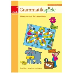 Grammatikspiele, 1./2. SJ. Wortarten und Satzarten üben, Schulbücher von Gisela Küfner