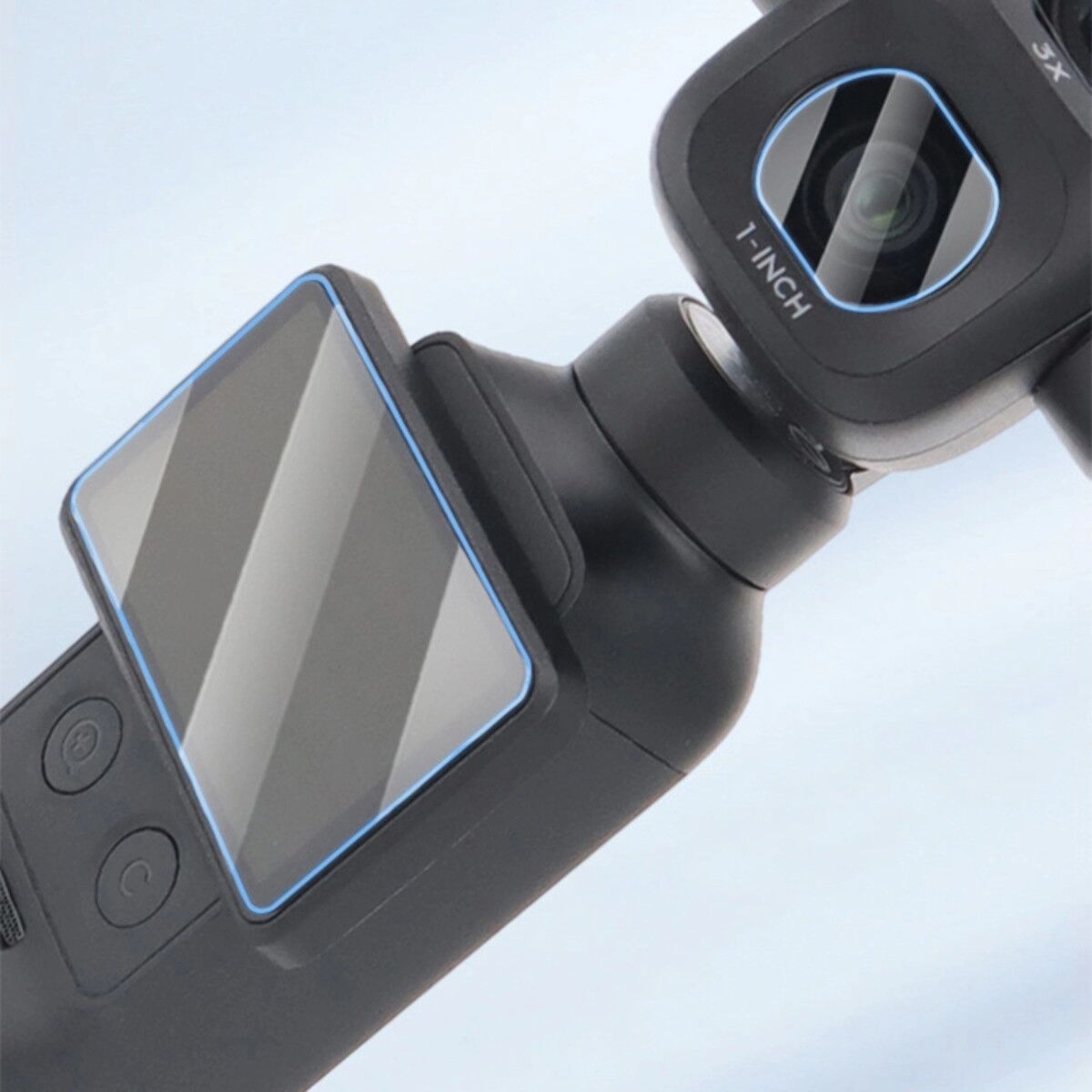 INF Gehärteter Glas-Displayschutz & Objektivschutz 2er-Set – Ultra-dünn HD-Klarheit, Kratz- und Stoßschutz, kompatibel mit DJI
