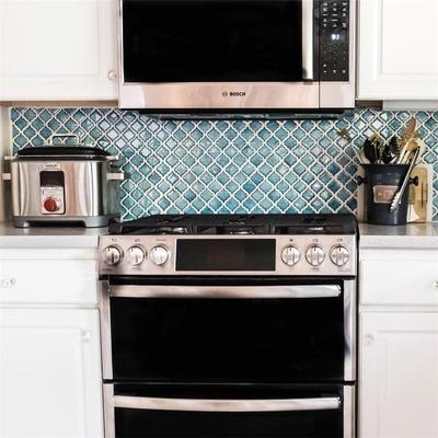 "Merola Tile Hudson Tangier Marine 12-3/8"" x 12-3/8"" Porcelain Floor and Wall Tile"