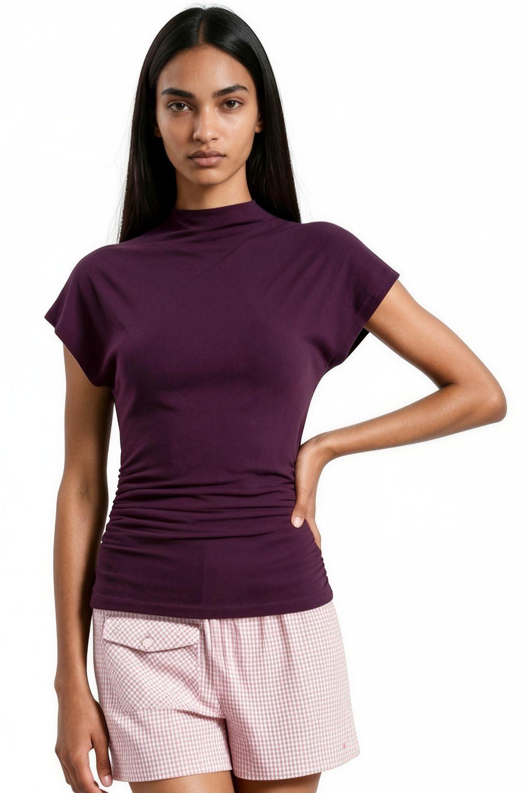 Modal-Elastan-Bluse