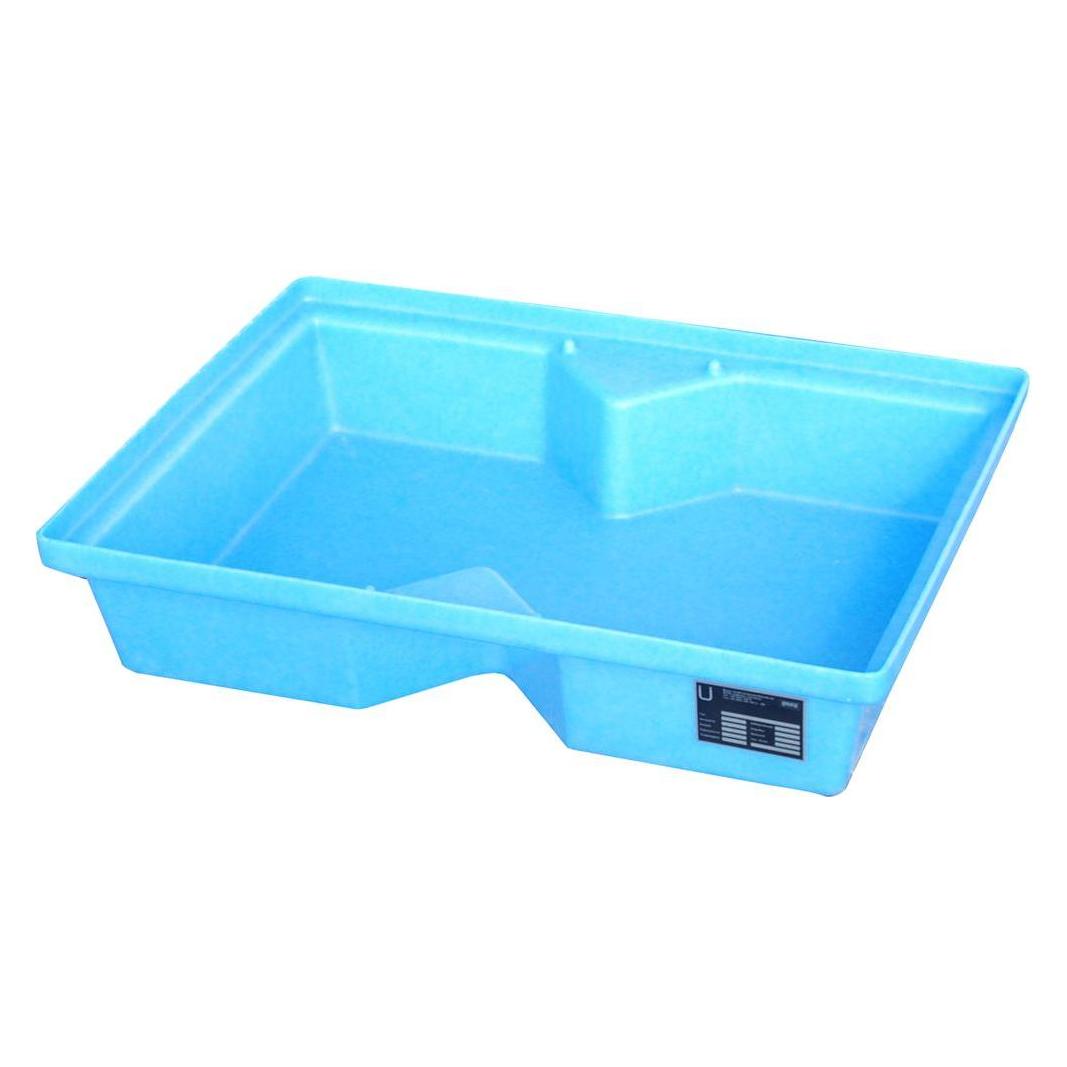Bauer Südlohn GREEN-LINE PE-Auffangwanne für Paletten KWP-P 40, aus robustem Polyethylen, Blau (KWP-P 40)