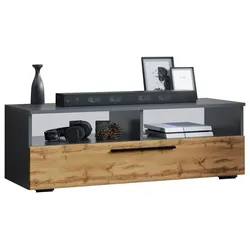 Lowboard Arila Anthrazit/Honigeiche