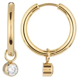 DIAMONIQUE® TITAN Creolen = 0,50ct Brillantschliff