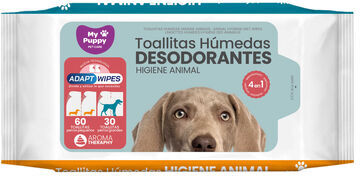 My Puppy Toalhitas Húmidas Desodorizantes Cães e Gatos 60/30 un