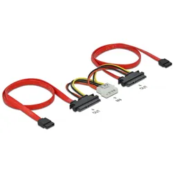 Delock SATA All-in-One Kabel für 2x HDD