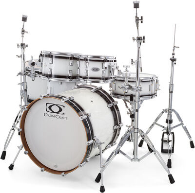 DrumCraft Series 6 2up 2down White Burst Scottish White Burst