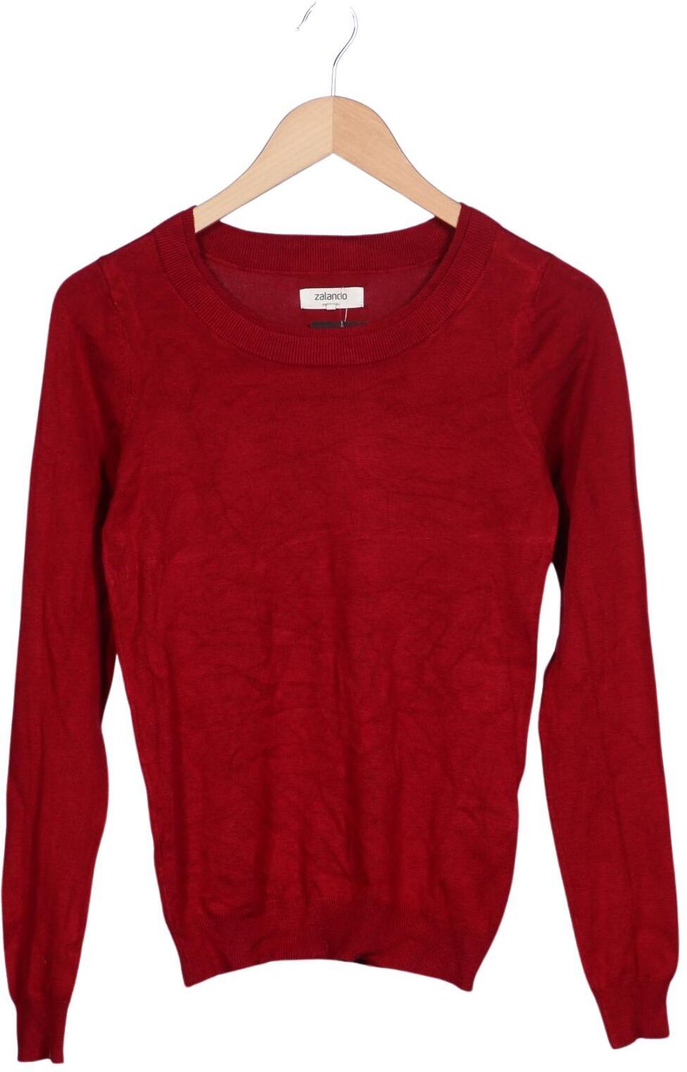 Zalando Essentials Damen Pullover, Rot, Gr. XS, Synthetik / Viskose - Second Hand