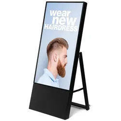 Digitaler Kundenstopper - Smart Line, schwarz
