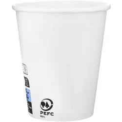 MONOUSO - Bio Kaffeebecher To Go Weiß 9Oz/280ml Ø8,0cm (50 Stück)