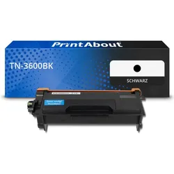 Toner kompatibel mit Brother TN-3600BK - Schwarz