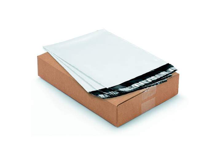 RAJA Pochette plastique d'expédition opaque 160 x 220 mm 80 microns - fermeture adhésive - Lot de 100