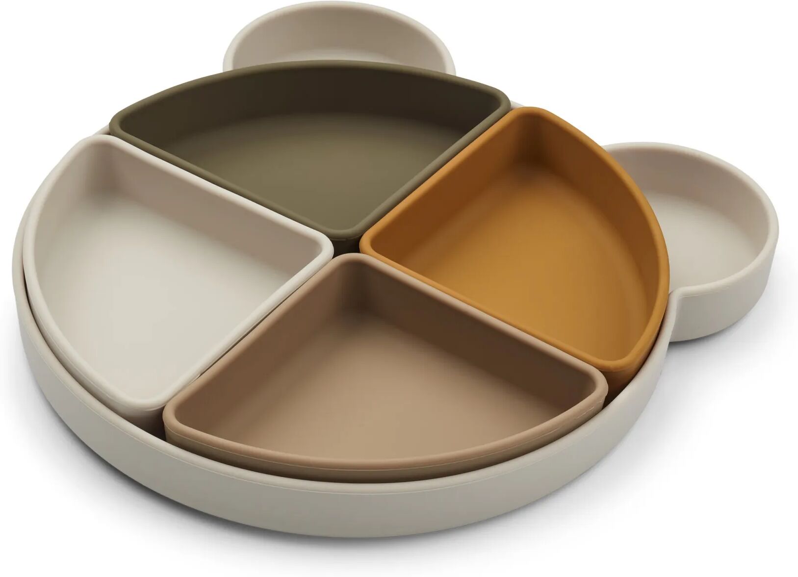 Liewood Assiette compartimentée Arne en silicone Multicolore taille unique