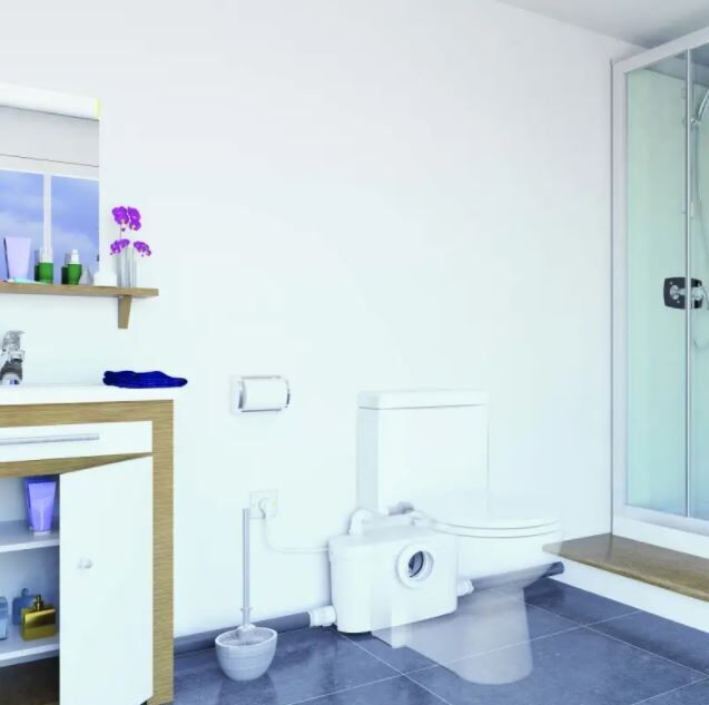 Broyeur SANIPRO XR UP 400W silencieux pour WC + douche + lavabo et bidet SFA SRUPSTD
