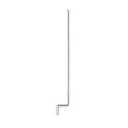 OL-Kurbelstange, fest, 1400mm, Aluminium naturton eloxiert
