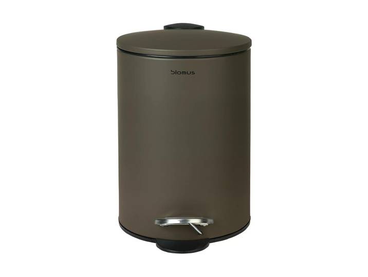 Mülleimer BLOMUS Tubo 3 l , grün (graugrün), Mülleimer, Mülleimer