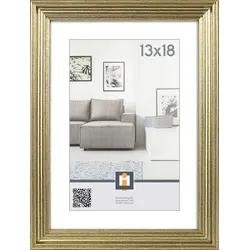 Intertrading Bilderrahmen Salerno 15,7 x 20,7 cm Kunststoff Beige Champagner