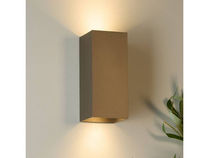 Searchlight Deckenlampe London Square, dimmbar, braun / rost, für Wohn- / Esszimmer, Aluminium, Modern, Deckenlampe