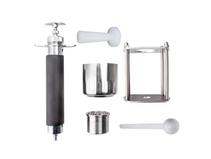 OSPSHPG Manuelle Espressomaschine, Tragbare Kaffeemaschine Mit Behälter Für Kaffeepulver, Edelstahlständer, Aufbewahrungstasche, Für Zuhause, Reisen, Camping Und Büro, Nicht Elektrisch