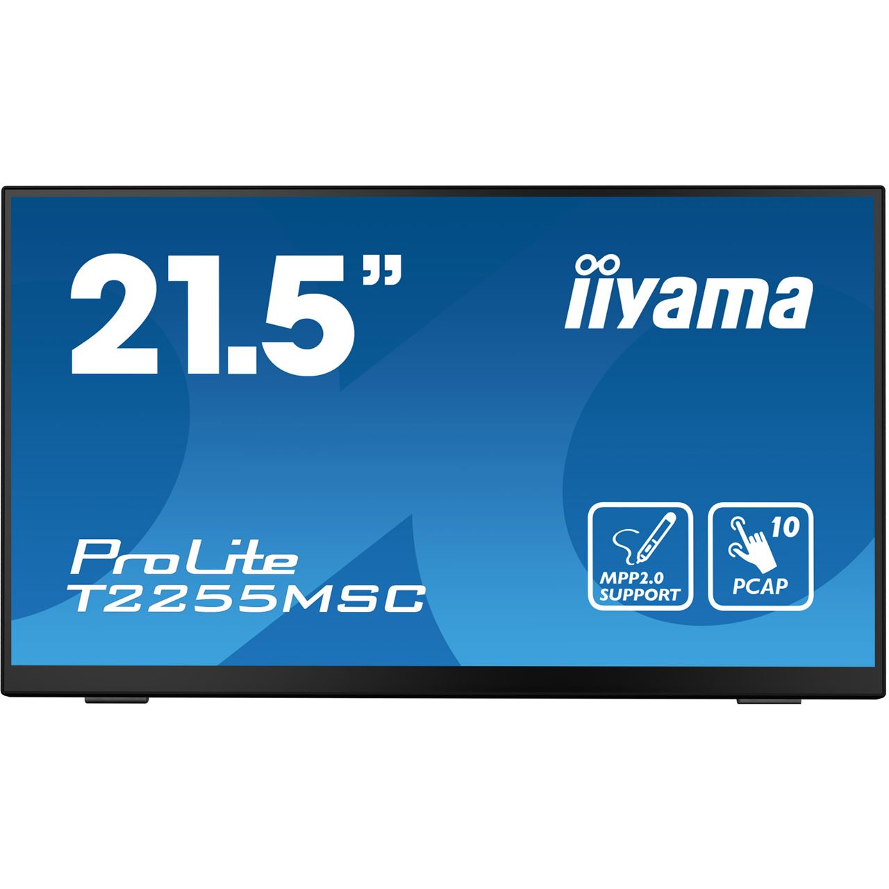 21,5" (54,61cm) iiyama ProLite T2255MSC-B1 schwarz 1920x1080 1xDisplayPort / 1xHDMI