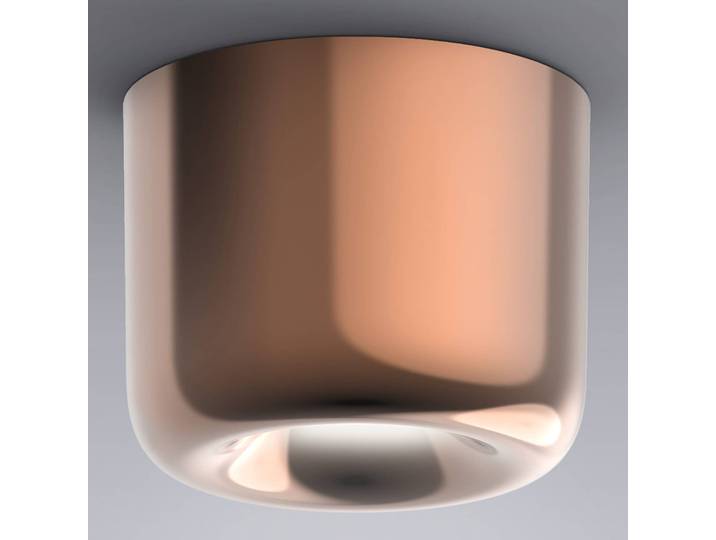 Serien Lighting Designer Deckenleuchte Cavity Ceiling L, dimmbar, bronze / altmessing, für Wohn- / Esszimmer, Aluminium, Design