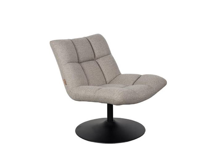 Loungesessel Belendo – aus Stoff in Hellgrau - Hellgrau - Stoff - Luxusbetten24