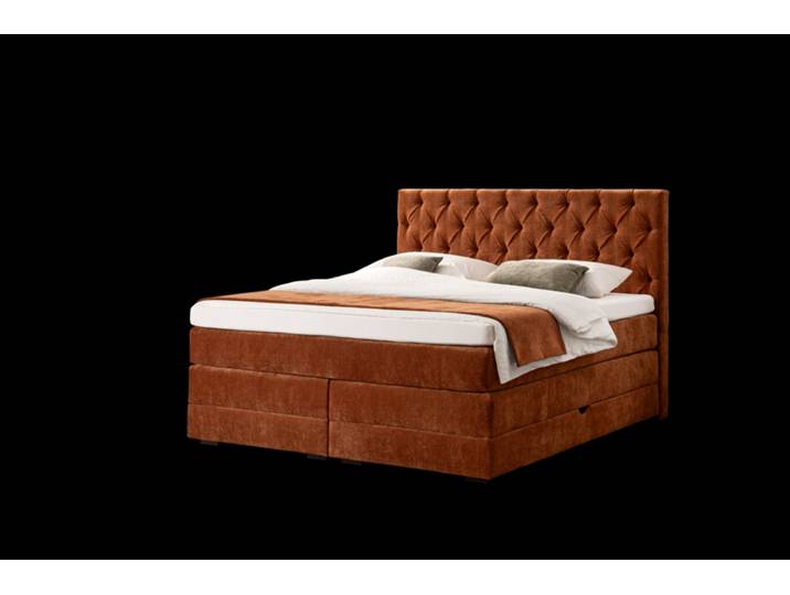 Boxspringbett SAMNAUN 180 x 200 cm Blutorange