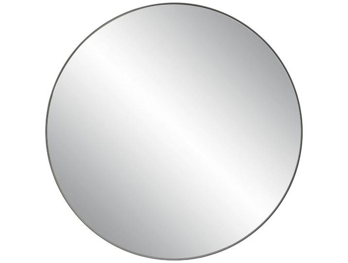 Xora Wandspiegel, Schwarz, Glas, rund, 100x100x3.5 cm, Bsci, Spiegel, Wandspiegel