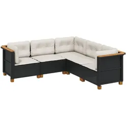 vidaXL, Gartenlounge, Berlunum (Ohne Tisch (Vollverflechtung))