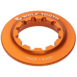 WOLF TOOTH Center Lock Ring Internal Spline | orange