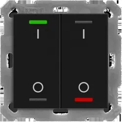 MDT, Lichtschalter + Storenschalter, KNX Taster