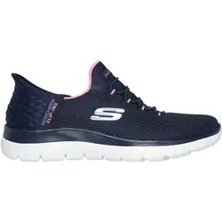 SKECHERS Damen Slipper SUMMITS-DIAMOND DREAM, Größe 38 in Blau Blau