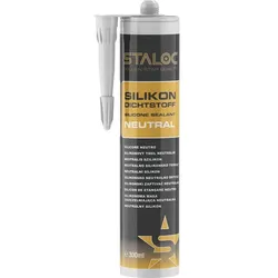 STALOC Neutralsilikon - schwarz ; 300 ml