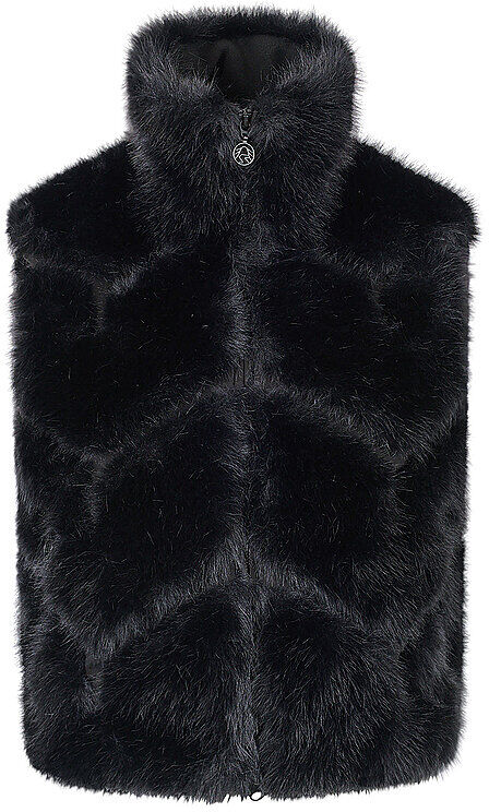 SPORTALM Damen Weste Fake Fur schwarz   38 W
