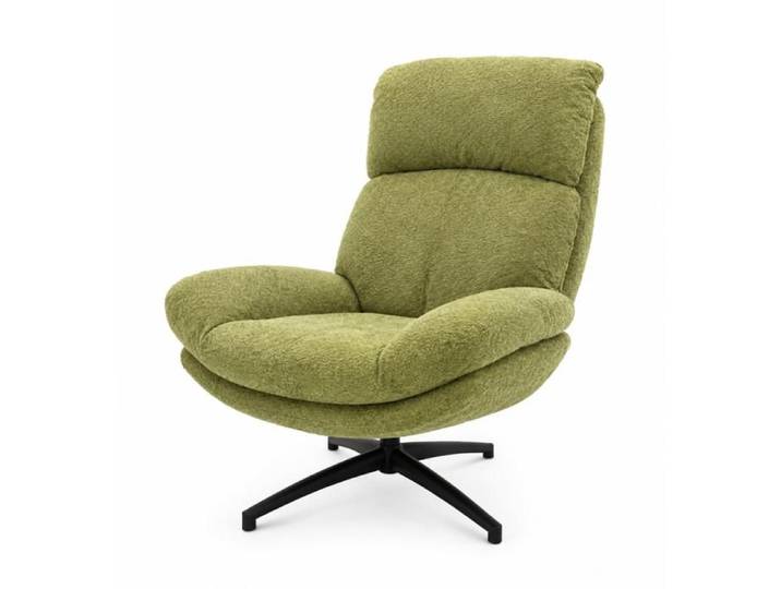 Fauteuil bas pivotant et inclinable Noam vert Takasit