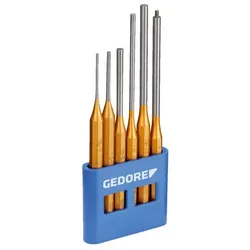 GEDORE 116 L Splinttreiber-Satz, lange Form, 6-teilig im PVC-Halter