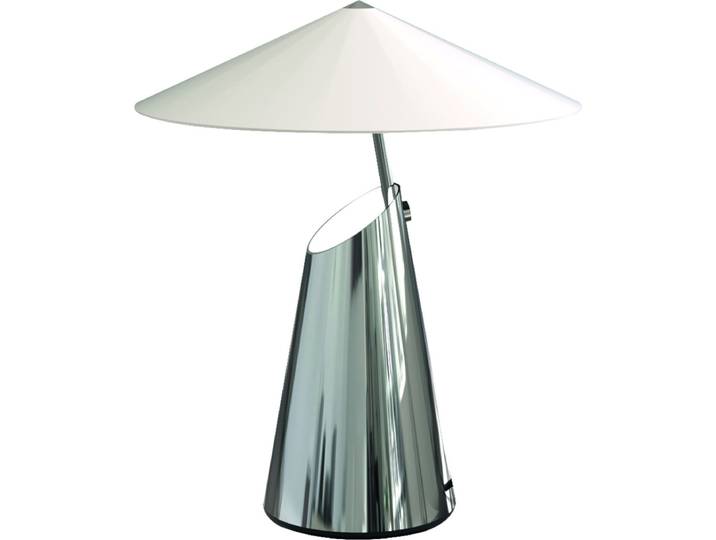 Taido Tischlampe Chrom