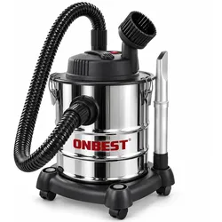 Aschesauger AC1220 | 1200W | heiße Asche | 20 Liter Edelstahlbehälter | Feuerfest | ONBEST