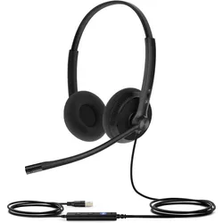 Yealink UH34 Lite Dual Teams (Kabelgebunden, USB-A, Microsoft Teams), Office Headset, Schwarz